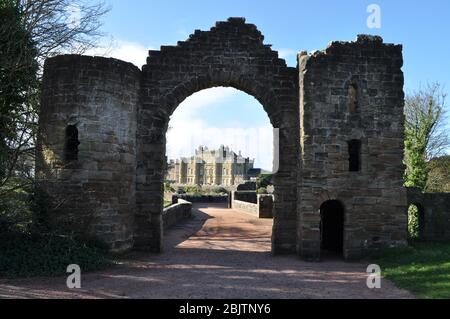 Culzean Castle auf dem Firth of Clyde, in der Nähe von Maybole, Carrick, an der Küste von Ayrshire in Schottland Stockfoto