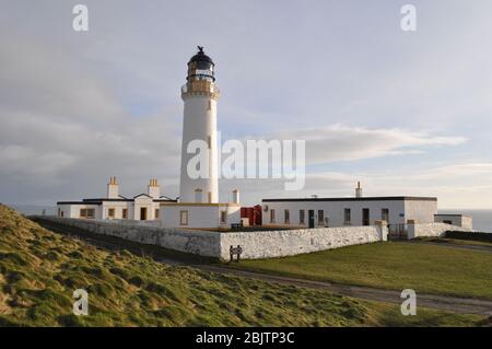 Mull of Galloway Lighthouse. Der südlichste Teil Schottlands an den Rhins of Galloway in Wigtownshire, Schottland Stockfoto