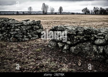 Ein Bauernhof in Hardwick, Massachusetts Stockfoto