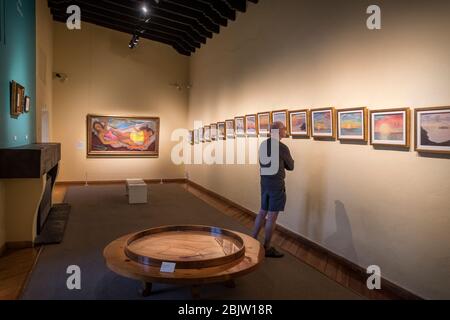 Museo Dolores Olmedo mit Diego Rivera's Sunset painting Collection, Mexico City, Mexiko Stockfoto