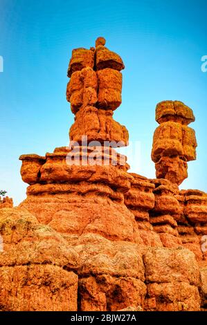 Red Canyon entlang Highway 12 in der Nähe des Bryce Canyon National Park Utah USA Stockfoto