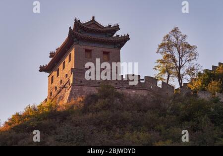 Juyongguan, Juyong Pass der Chinesischen Mauer im Changping Distrikt, etwa 50 Kilometer nördlich von Zentral Peking, China Stockfoto