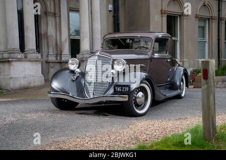 1935 REO Flying Cloud Coupé Klassiker amerikanischer Automobil Stockfoto