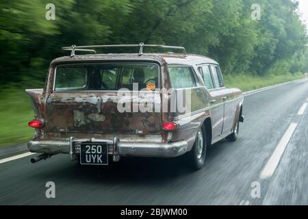 1958 Nash Rambler Kombi, Ratte Look klassischen amerikanischen Kombi Stockfoto