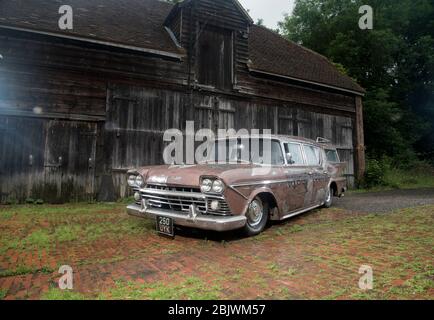 1958 Nash Rambler Kombi, Ratte Look klassischen amerikanischen Kombi Stockfoto