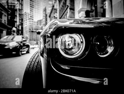 Malerische Boston Downtown Financial District und die Skyline der Stadt Stockfoto