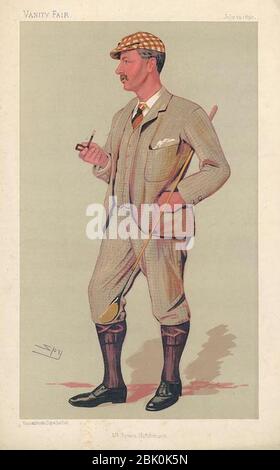 Horace Gordon Hutchinson, Vanity Fair, 1890-07-19. Stockfoto