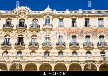 Hermitage Hotel in Monte Carlo, Monaco, Europa Stockfoto