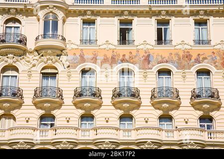 Hermitage Hotel in Monte Carlo, Monaco, Europa Stockfoto