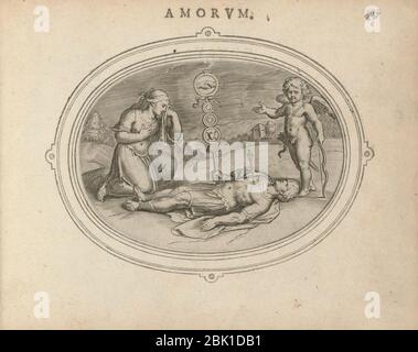 Houghton STC 24627a.8 - Amorum emblemata, figuris Aeneis incisa - pg 247. Stockfoto