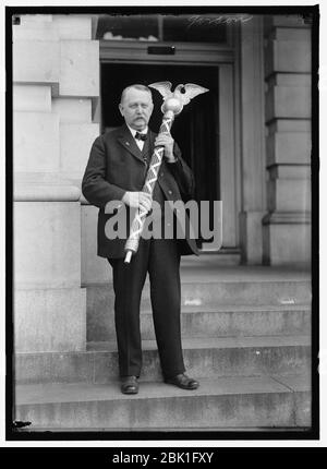 Repräsentantenhaus Sergeant-at-Arms GORDON mit der chemischen Keule Stockfoto