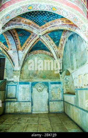 Kreuzgang der Basilica Santa Maria Novella in Florenz Italien Stockfoto