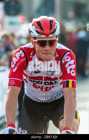 Bergamo-Como, Italien. 12. Okt 2019. bergamo-como, Italien, 12. Okt 2019, Tim WELLENS (Bel) (Lotto Soudal) während - - Credit: LM/Antonino Caldarella Credit: Antonino Caldarella/LPS/ZUMA Wire/Alamy Live News Stockfoto