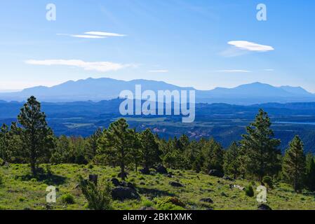 Larb Hollow Blick auf Utah Scenic Byway 12 in der Nähe von Torrey, Utah Stockfoto