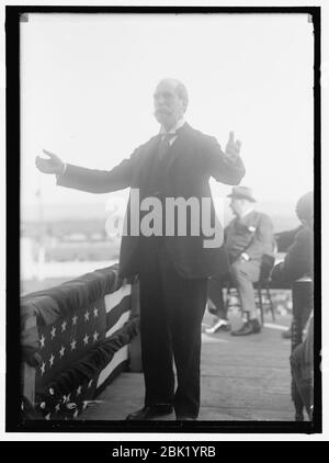 HUGHES, Charles Evans. Gouverneur von New York, 1907-1910; MA GERECHTIGKEIT DES SUPREME COURT, 1910-1916; Chief Justice, 1930 - Stockfoto