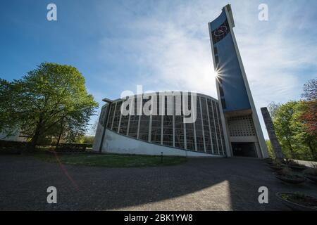 kirche von außen irgendwo in europa Stockfoto