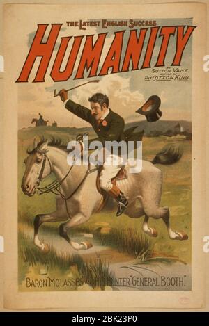 Humanity der neueste englische Erfolg - von Sutton Vane, Autor des Baumwollkönigs. Stockfoto