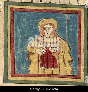 Menschen in der Kunst Detail aus- Huexotzinco Codex 1531 WDL2657 (beschnitten). Stockfoto