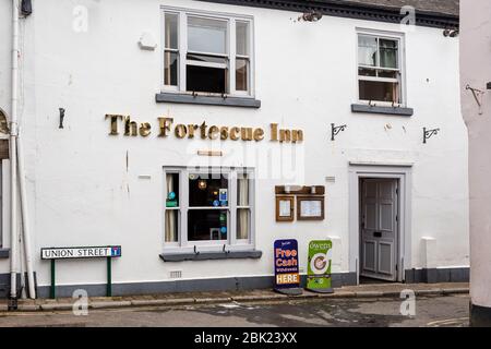 Fortescue Inn in beliebten Badeort Stadt Salcombe, Torquay, Devon, Großbritannien Stockfoto