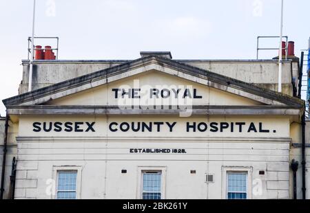 Das NHS Royal County Sussex Hospital RSCH  in Brighton 
