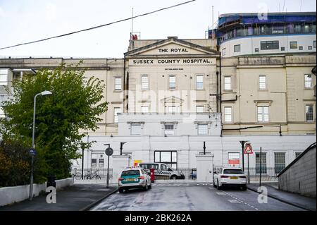 Das NHS Royal County Sussex Hospital RSCH in Brighton, Großbritannien Stockfoto