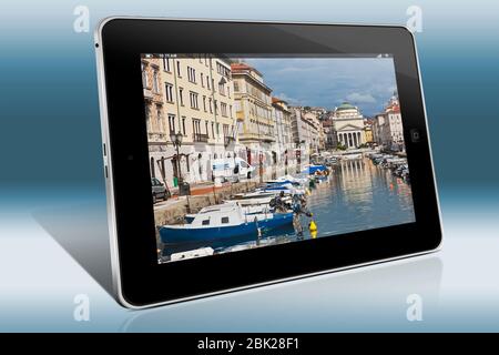 Der Canal Grande, Triest, Friaul-Julisch Venetien, Italien, Europa Stockfoto