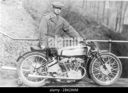 Husqvarna 500 cc Racer 1935. Stockfoto