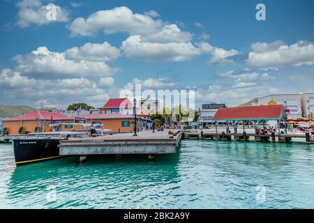 Fähranleger in Philipsburg Stockfoto