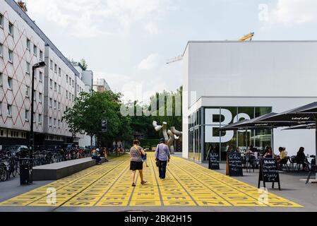 Berlin, Deutschland - 29. Juli 2019: Berlinische Galerie. Es ist ein Museum für moderne Kunst, Fotografie und Architektur in Berlin. Es befindet sich in Kreuzberg Stockfoto