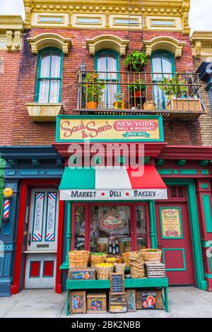 Los Angeles, Kalifornien, USA - 23. Juli 2019: Weltberühmter Park Universal Studios in Hollywood Stockfoto