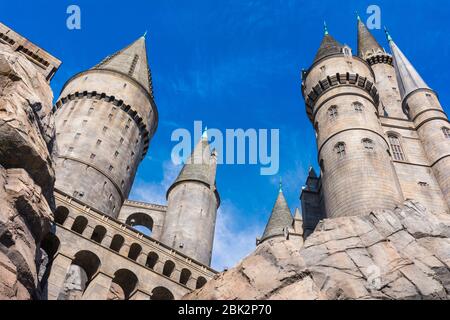 Los Angeles, Kalifornien, USA - 23. Juli 2019: Weltberühmter Park Universal Studios in Hollywood Stockfoto