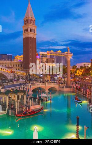 Las Vegas, Nevada, USA - 25. Juli 2019: Las Vegas Strip Stockfoto