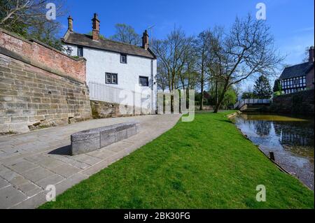 Das Delph and Nailmakers Cottage, Worsley, Salford, Manchester Stockfoto