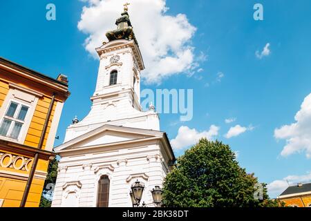 Saint George's Kathedrale in der Altstadt von Novi Sad, Serbien Stockfoto