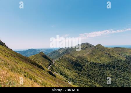 Auvergne Wandern Frankreich Landschaft Natur Stockfoto