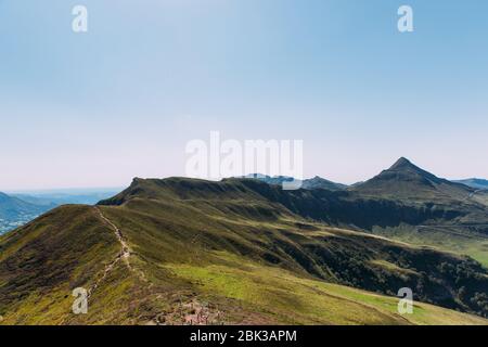 Auvergne Wandern Frankreich Landschaft Natur Stockfoto