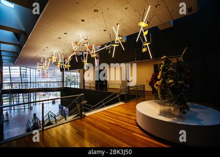 New Christchurch Art Gallery in Neuseeland Stockfoto