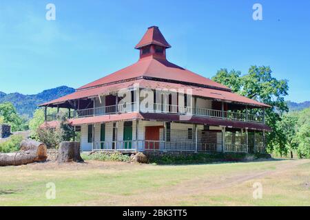 Winship Lodge, erbaut 1893, Aetna Springs Resort, Napa County, Kalifornien Stockfoto