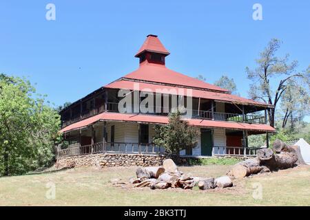 Winship Lodge, erbaut 1893, Aetna Springs Resort, Napa County, Kalifornien Stockfoto