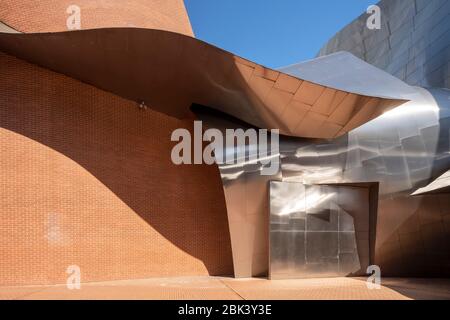Herford, Museum für zeitgenössische Kunst, 2005 von Frank Gehry erbaut Stockfoto