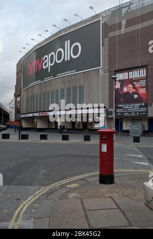 1930er Gaumont Palast Architektur Renovierung Art Deco HMV Hammersmith Apollo, 45 Queen Caroline St, Hammersmith, London W6 9QH von Robert Cromie Stockfoto