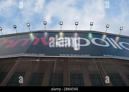 1930er Gaumont Palast Architektur Renovierung Art Deco HMV Hammersmith Apollo, 45 Queen Caroline St, Hammersmith, London W6 9QH von Robert Cromie Stockfoto