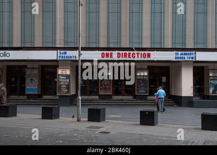1930er Gaumont Palast Architektur Renovierung Art Deco HMV Hammersmith Apollo, 45 Queen Caroline St, Hammersmith, London W6 9QH von Robert Cromie Stockfoto