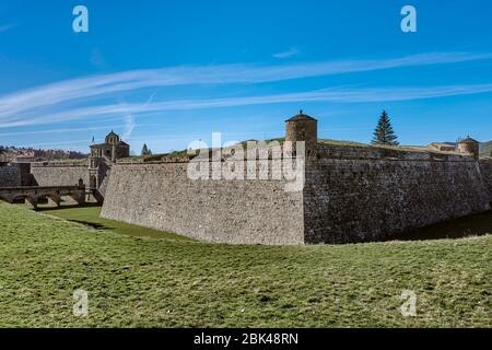 Ciudadela von Jaca, eine militärische Festung in Huesca, Aragon, Spanien, Europa Stockfoto