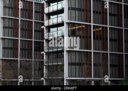 Moderne Apartments Luxuswohnanlage im Bau One Hyde Park, Knightsbridge, London, SW1X 7LJ von RSHP Richard Rogers Graham Stirk Stockfoto