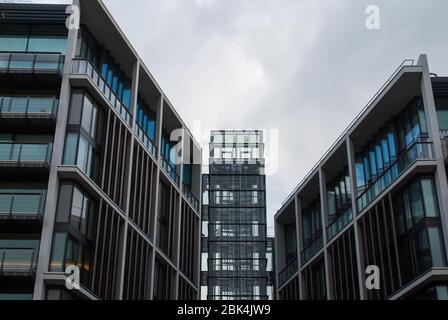 Moderne Apartments Luxuswohnanlage im Bau One Hyde Park, Knightsbridge, London, SW1X 7LJ von RSHP Richard Rogers Graham Stirk Stockfoto