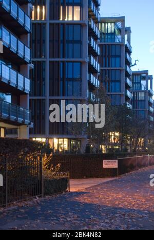 Moderne Apartments Luxuswohnanlage im Bau One Hyde Park, Knightsbridge, London, SW1X 7LJ von RSHP Richard Rogers Graham Stirk Stockfoto