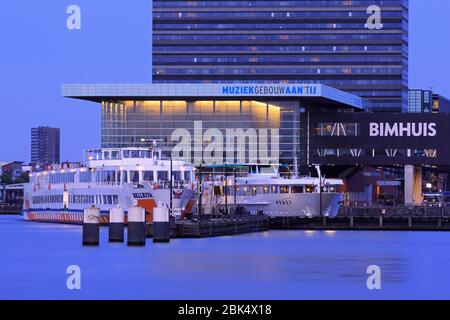 Movenpick Hotel, Bimhuis & Muziekgebouw, Amsterdam, Nordholland, Niederlande, Europa Stockfoto