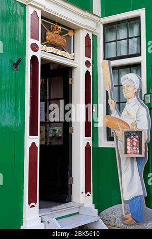 Cafe, Zaanse Schans Historical Village, Zaandam, Niederlande Stockfoto