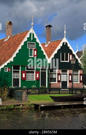 Zaanse Schans Historisches Dorf, Zaandam, Niederlande Stockfoto